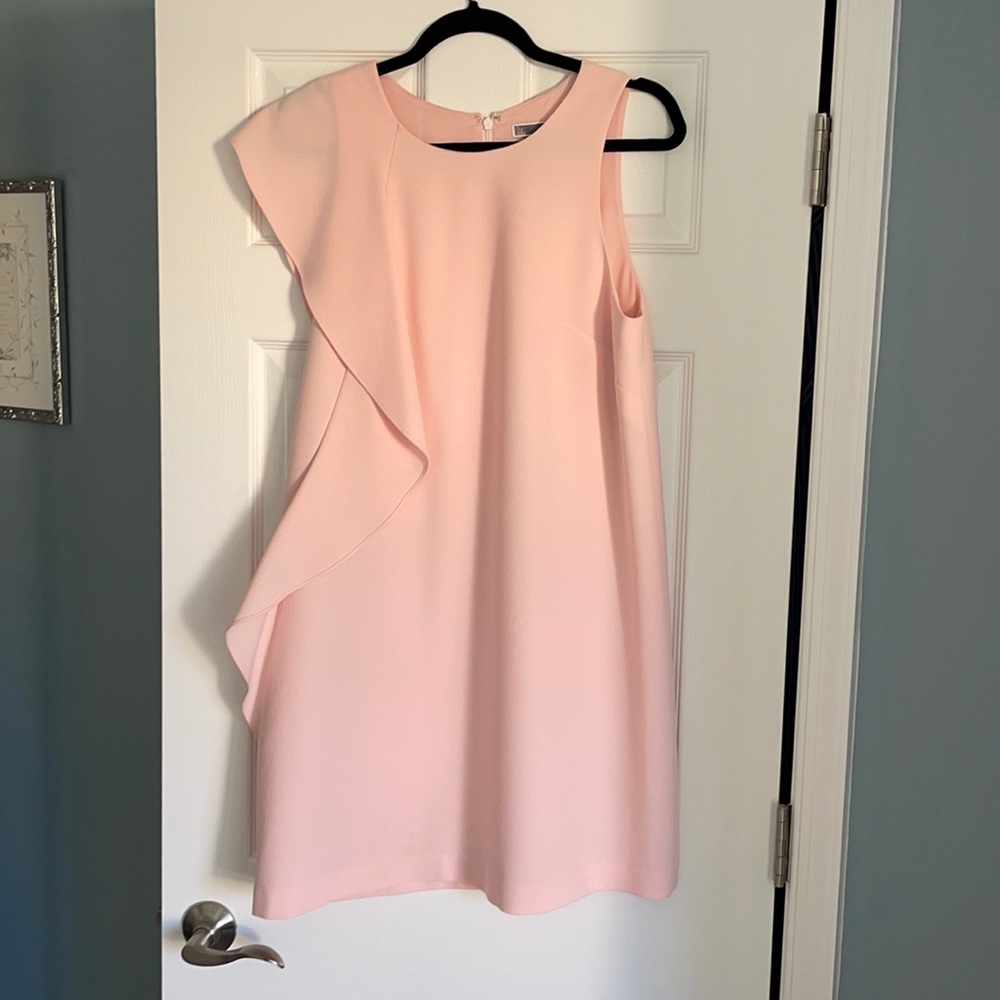 Nordstrom ruffle shoulder dress